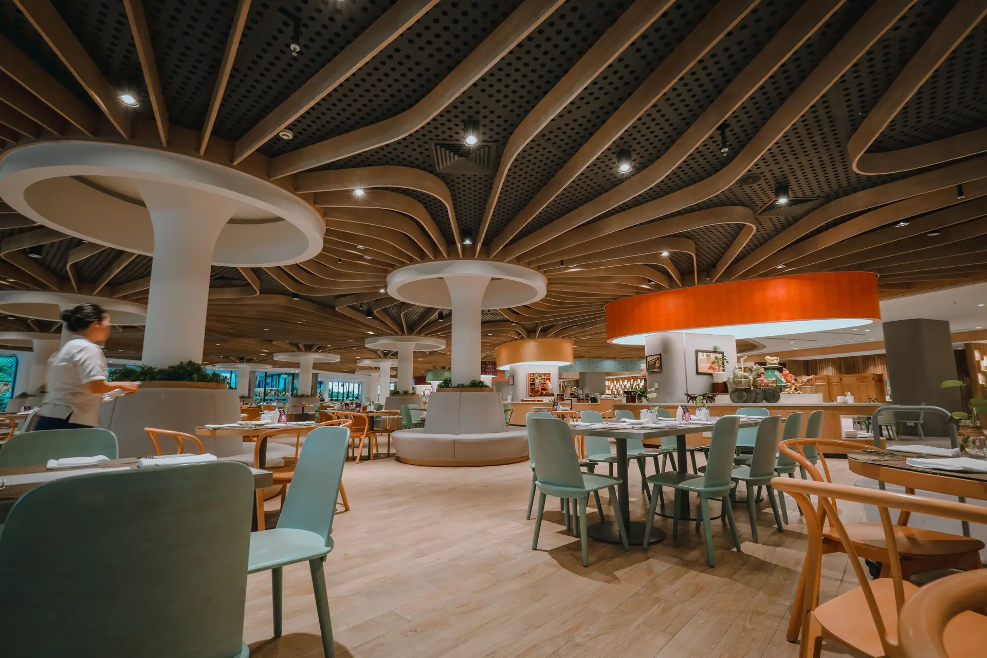 Contemporary luxury restaurant interior design